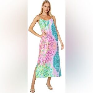 Lilly Pulitzer Bellalyn Midi Slip Dress - Size XS